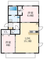 プリメーラⅡの物件間取画像